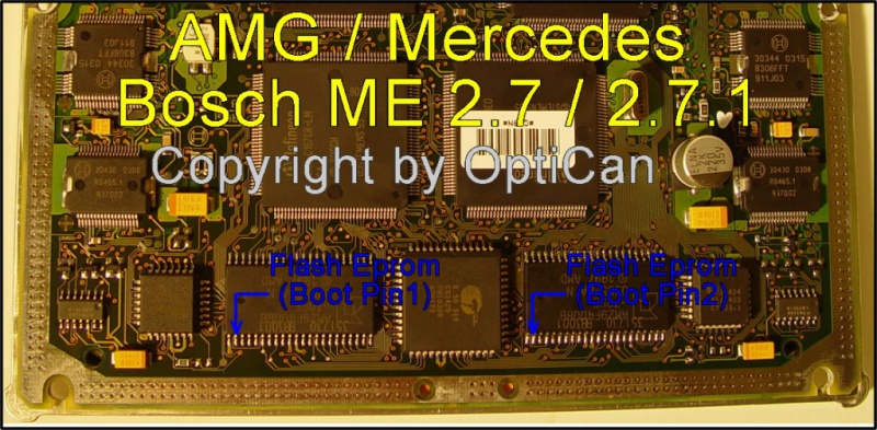 Точка Boot на плате Bosch ME 2.7.1 (AMG) AMG