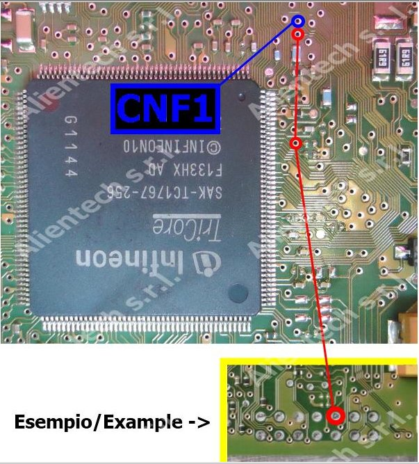 Распиновка разъёма EDC17 CP58 IROM TC1767